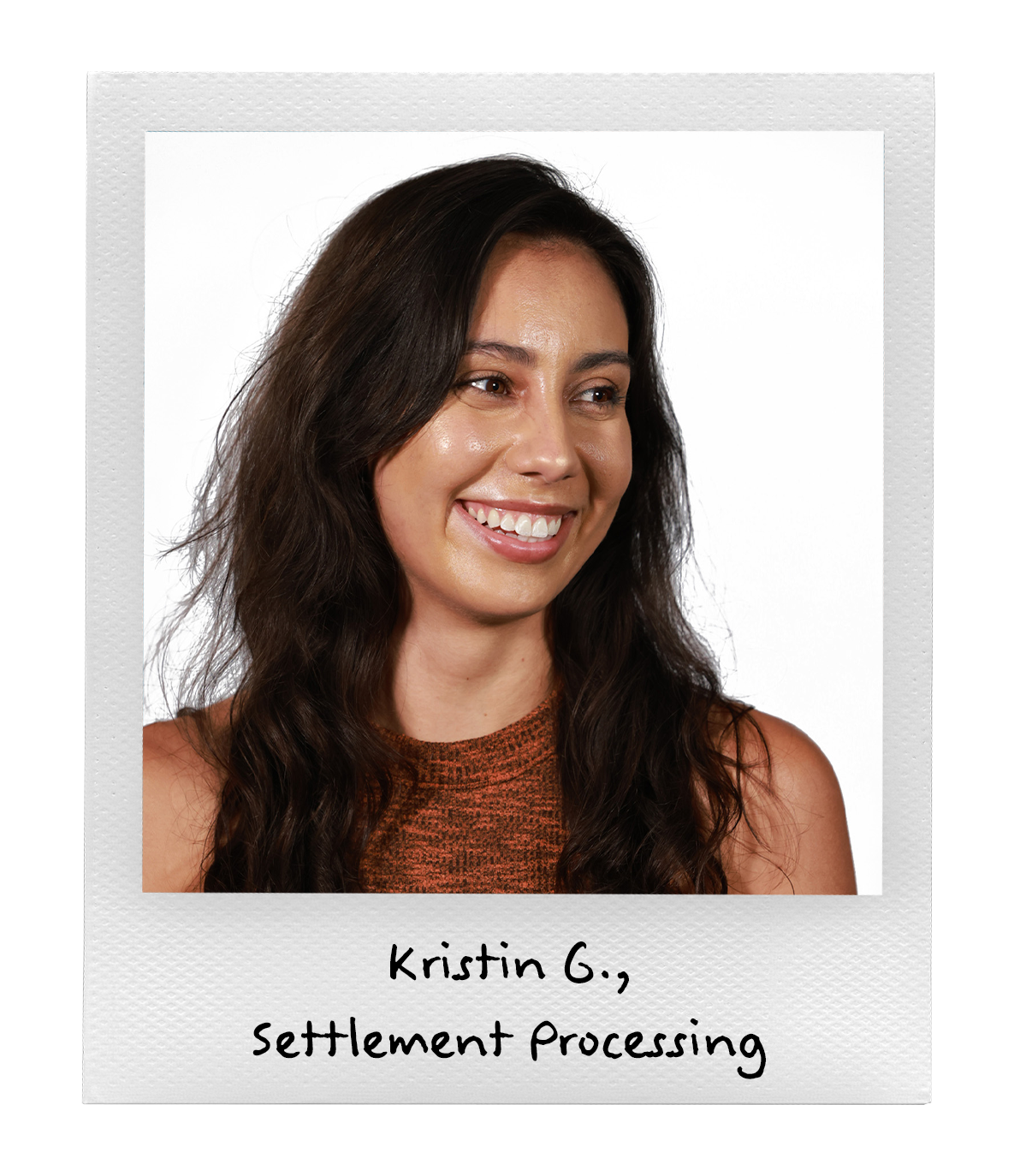 Kristin G., Settlement Processing