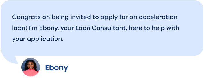 Step 1 Acceleration Loan Alternative
