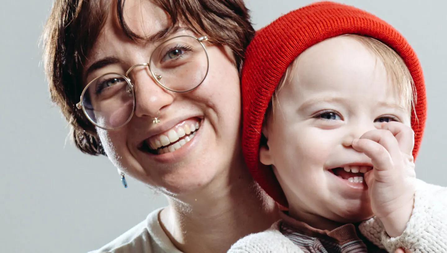 Loans issued image - Mother and son